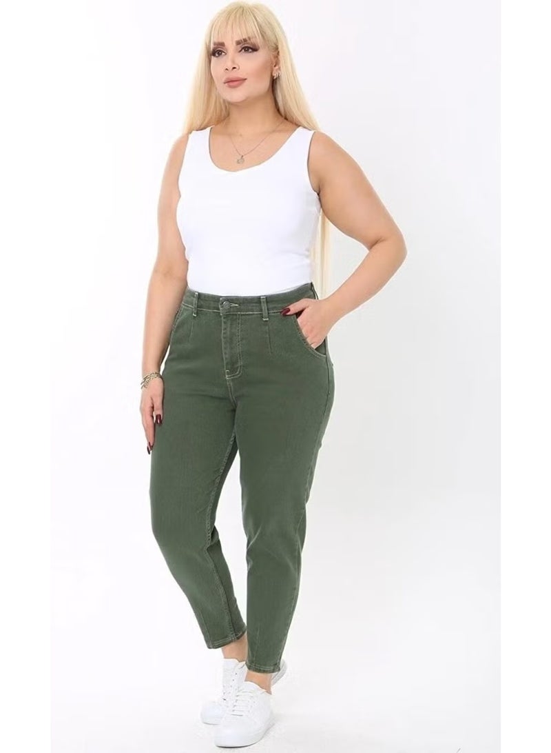 Cedy Denim جينز موم بليت بحجم زائد للنساء C600 - Image 1